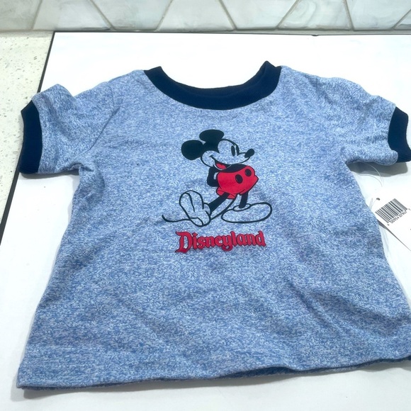 Disney Other - Disneyland Baby Blue Tee Shirt Mickey 3-6 Months Brand New